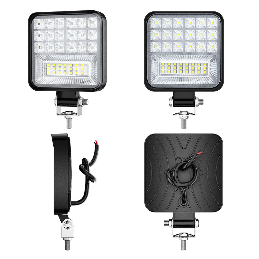 Tenraytech New 3″ Mini Square LED Work Light (Flood Beam)